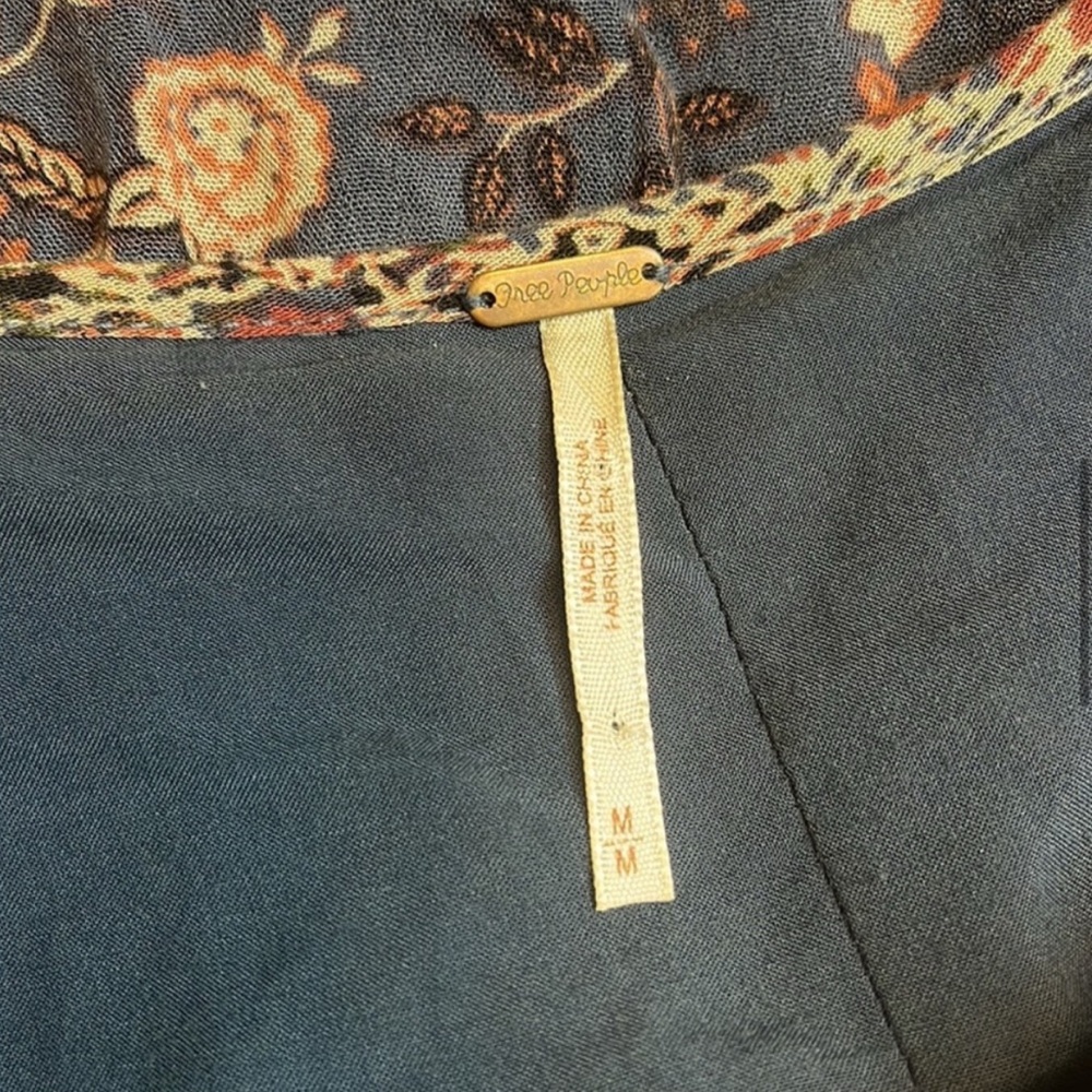 FREE PEOPLE Lucky Loosey Paisley Mini dress - Picture 8 of 9